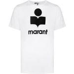T-shirts à imprimés de créateur Isabel Marant blancs à manches courtes à col rond pour homme 