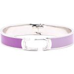 Bracelets de créateur Marc Jacobs violet foncé en laiton pour femme 