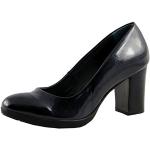 Marc Shoes Femme Dilara Escarpins, Noir (Cow crinckled Patent Black 00872), 42 EU