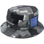Chapeaux bob de créateur Marcelo Burlon noirs patchwork en cuir Tailles uniques pour homme en promo 