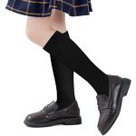Chaussettes hautes noires en coton Taille 3 ans look fashion pour fille de la boutique en ligne Amazon.fr 