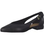 Chaussures casual Marco Tozzi noires résistantes à l'eau pour pieds étroits Pointure 39 avec un talon jusqu'à 3cm look casual pour femme 
