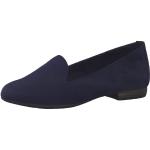 Chaussures casual Marco Tozzi bleu marine en cuir Pointure 38 look casual pour femme 