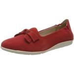 Chaussures casual Marco Tozzi rouges en cuir Pointure 38 look casual pour femme 