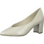 Escarpins Marco Tozzi blanc crème pour pieds étroits Pointure 37 avec un talon entre 3 et 5cm look fashion pour femme 