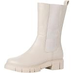 Boots Chelsea Marco Tozzi blanc crème Pointure 39 look fashion pour femme 