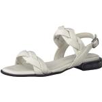 Sandales à talons Marco Tozzi blancs cassés pour pieds étroits Pointure 39 look fashion pour femme 