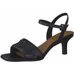 Sandales à talons Marco Tozzi noires à talons aiguilles pour pieds étroits Pointure 39 look fashion pour femme 