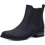 Boots Chelsea Marco Tozzi bleu marine Pointure 39 look fashion pour femme 