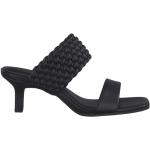 Sandales à talons Marco Tozzi noires en fibre synthétique Pointure 38 pour femme 
