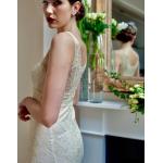 Robes de mariée blanc d'ivoire en dentelle Taille XXL look vintage pour femme 