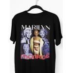 T-shirts Hip-Hop en coton Marilyn Monroe look Hip Hop pour femme 