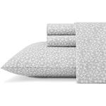 Linge de lit Marimekko gris à fleurs en coton percal en lot de 1 