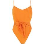 Body Marjolaine orange en soie Taille L look sexy pour femme en promo 