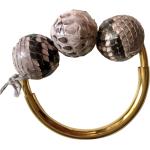 Bracelets de perles de créateur Marni dorés en cuir à perles à motif serpents seconde main pour femme 
