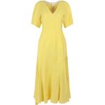 Maxis robes de créateur Marni jaunes en viscose maxi Taille L look fashion pour femme 