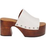 Sandales à talons de créateur Marni blanches Pointure 37 look fashion pour femme 