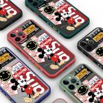 Housses rouges en silicone Samsung Mickey Mouse Club Anti-rayures type slim look fashion 