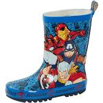 Bottes de neige & bottes hiver  bleues en caoutchouc The Avengers résistantes à l'eau Pointure 30,5 look casual pour garçon 