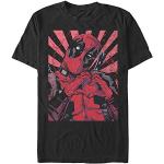 Marvel Deadpool-Close Heart Pool Organic Short Sleeve T-Shirt, Black, M Unisex