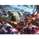 Marvel, Décorations murales, Impression sur toile encadrée Heroes Assault (30 x 40 cm)