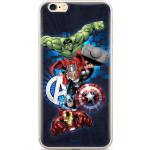 Marvel Étui original avec impression Avengers 001 pour iPhone XR Bleu marine (MPCAVEN059) universel (iPhone XR), Coque pour téléphone portable