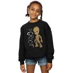 Sweatshirts noirs Les Gardiens de la Galaxie Groot look fashion pour fille de la boutique en ligne Amazon.fr 