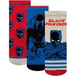Marvel Garçon Chaussettes Pack de 3 Black Panther Multicolore 27-30