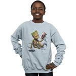 Sweatshirts gris Les Gardiens de la Galaxie Groot look fashion pour garçon de la boutique en ligne Amazon.fr 