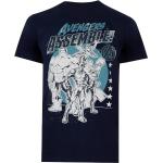 T-shirts à imprimés bleus en coton à motif panthères Ant-Man à manches courtes à col rond Taille L look fashion pour homme 