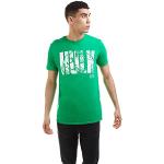 Marvel Hulk Text T-Shirt, Vert (Irish Green GRN), (Taille Fabricant: Small) Homme