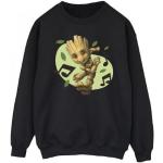 Marvel Mens Guardians Of The Galaxy Groot Musical Notes Sweatshirt