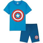 Pyjamas bleus en coton The Avengers Taille 4 ans look fashion pour garçon en promo de la boutique en ligne Amazon.fr 