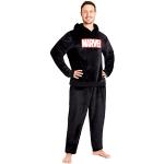 Pyjamas en polaires noirs en polyester Marvel Taille XXL look fashion pour homme 