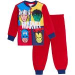 Pyjamas en polaire rouges en polaire The Avengers Taille 3 ans look fashion pour garçon de la boutique en ligne Amazon.fr 