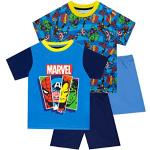 Pyjamas multicolores The Avengers lot de 2 Taille 2 ans pour garçon de la boutique en ligne Amazon.fr 
