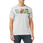 T-shirts à imprimés gris à logo Marvel à capuche Taille XL look fashion pour homme 