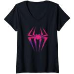 Marvel Spider-Man: Across the Spider-Verse Spider-Gwen Icon T-Shirt avec Col en V