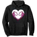 Marvel Spider-Man Ghost Spider Spider-Gwen Heart Mask Logo Sweat à Capuche