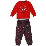 Pyjamas rouges en coton à motif ville Marvel Taille 8 ans pour garçon de la boutique en ligne Amazon.fr 