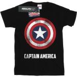 T-shirts comics noirs Captain America Taille 3 XL pour homme en promo 