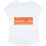 T-shirts blancs à manches courtes The Avengers bio à manches courtes Taille S look fashion pour femme 