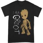 T-shirts comics en coton Les Gardiens de la Galaxie Groot Taille S look fashion 