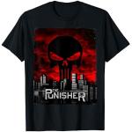 Marvel The Punisher Skyline Cityscape Skull T-Shirt