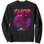 Marvel Thor Ragnarok 80s Retro Sunset Halftone Hero Sweatshirt