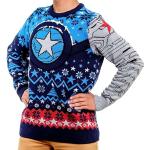 Sous-pulls pour fêtes de Noël multicolores Marvel Taille XL look fashion pour homme 