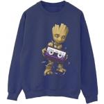 Marvel Womens/Ladies Guardians Of The Galaxy Groot Cosmic Tape Sweatshirt