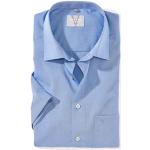 Chemises Marvelis bleus clairs à logo en coton à manches courtes mi-longues à manches mi-longues Taille L look fashion pour homme 
