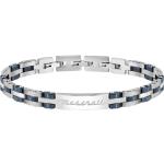 Bracelets Maserati gris acier en acier en céramique Maserati pour homme 