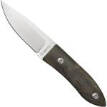 Maserin AM22, 923-RN Black Poplar Burl, couteau fixe, Atillio Morotti design